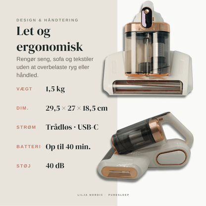 PureSleep Støvmidestøvsuger